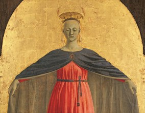 Piero della Francesca, Polyptyque de la Vierge de Miséricorde (détail)