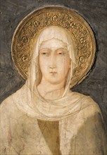 Simone Martini, Sainte Claire (détail)