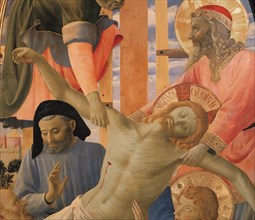Fra Angelico, La Déposition (détail)