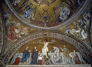 Le Christ en Croix, baptistère de la basilique Saint-Marc de Venise