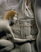 Campini, Figures allégoriques, hommage à Dante Alighieri (détail)
