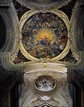 Coupole de la chapelle latérale de la cathédrale de Ravenne, dite "Madonna del sudore"