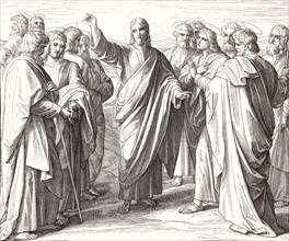 Carolsfeld, Jésus entouré de ses apôtres