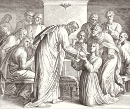 Carolsfeld, Jésus institue l'Eucharistie