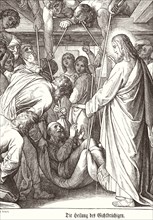 Carolsfeld, Jésus guérit le paralytique de Capharnaüm (détail)