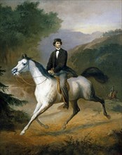 Louis II de Bavière à cheval