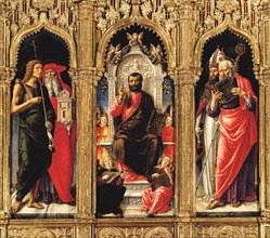 Bartolomeo Vivarini, Saint Marc et quatre saints