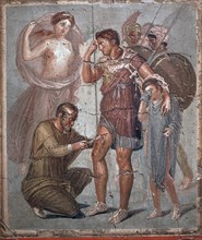 Enée blessé, fresque de Pompéi