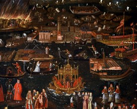 La naissance de Venise (détail)
