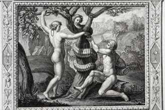 La Genèse, chapitre 3 : Le péché originel, Adam et Eve mangent le fruit défendu