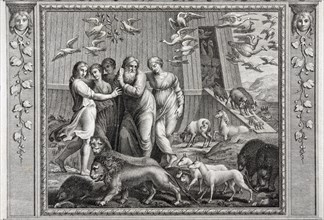 La Genèse, chapitre 8 : Noé libère les animaux de l'arche
