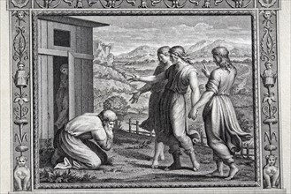 La Genèse, chapitre 18 : Abraham reçoit la visite des trois anges