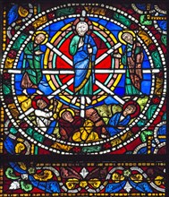 La Transfiguration du Christ (vitrail de Chartres)