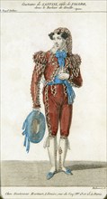 Costume de scène pour le personnage de Figaro dans "Le Barbier de Séville" (1819)