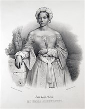 Portrait of Emma Albertazzi as Elcia in Rossini's "Mosè in Egitto