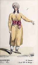 Portrait de M. Dupont dans le rôle d'Eliezer dans "Moïse et Pharaon" de Rossini
