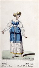 Portrait de Laure Cinti-Damoreau dans le rôle d'Anaï dans "Moïse et Pharaon" de Rossini