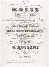 Frontispiece to the libretto of Rossini's "Moses