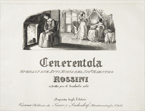 Frontispice du livret de "La Cenerentola" de Rossini