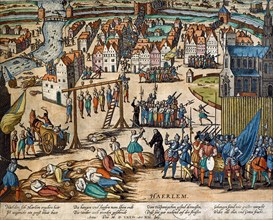 Hogenberg, Massacre des habitants de Haarlem en 1573