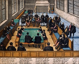 Hogenberg, Interdiction de la prédication protestante à Anvers en 1577