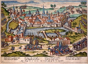 Hogenberg, Le siège de Poitiers en 1569
