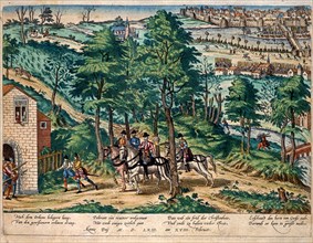 Hogenberg, Assassination of the Duke of Guise by Jean de Poltrot