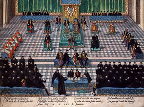 Hogenberg, Réunion des États généraux à Orléans, janvier 1561