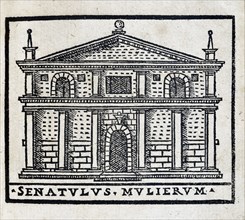 Senatulus Mulierum : Bâtiment du Sénat des Femmes à Rome
