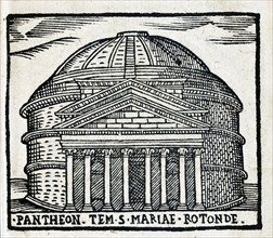 Pantheon Tem. S. Mariae Rotonde : Le Panthéon de Rome