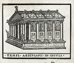 Templ aesculapii in insula : Temple d'Esculape à Rome