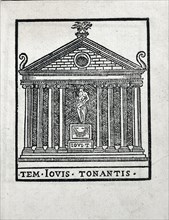 Tem. Ionis Tonantis : Temple de Jupiter Tonnant à Rome