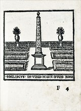 Obeliscus in virid Magn. Ducis Romae : Obélisque d'Antinoüs à Rome