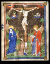 Crucifixion, Bréviaire de Gérard de Montaigu