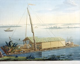 Radeau de la rivière Guayaquil (Rio Guayas)