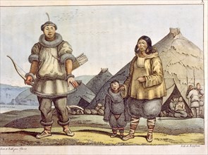 Tchouktchis et leurs habitations