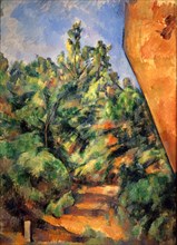 Cézanne, Le rocher rouge