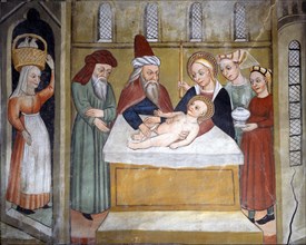 Fresque de la Chapelle Saint-Antoine de Bessans