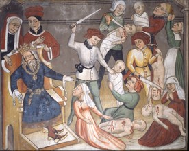 Fresque de la Chapelle Saint-Antoine de Bessans