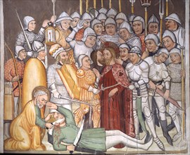 Fresque de la Chapelle Saint-Antoine de Bessans