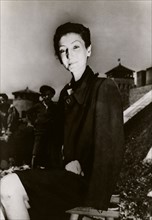Une actrice juive libérée du camp de Gusen (photographie prise le 12 mai 1945)