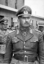 Le général Von Arnim, capturé à Cap-Bon (Tunisie, 1943).