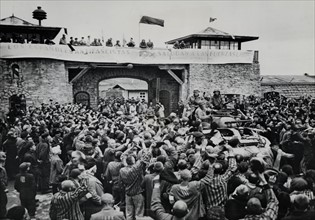 La libération du camp de concentration de Mauthausen  en mai 1945