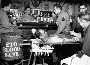 E.T.O Blood Bank  in France (March13,1945)