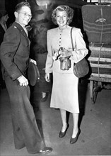 Miss Rita Hayworth at Frankfurt (June 30,1947)