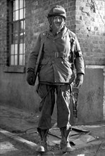 Soldat américain à Bastogne (Belgique) le 27 décembre 1944.