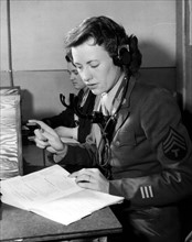 W.A.C (Corps d'armée de femmes) en France (9 avril 1945)
