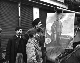 2nd French Armored Division in Strasbourg (France) November 25, 1944