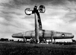 US B-24 plane in freak accident (Italy) April 19, 1945