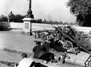 Les F.F.I. pendant la libération de Paris